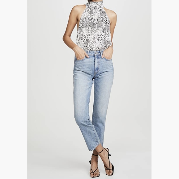 JOIE Erola Animal Print Halter Top - Picture 15 of 16